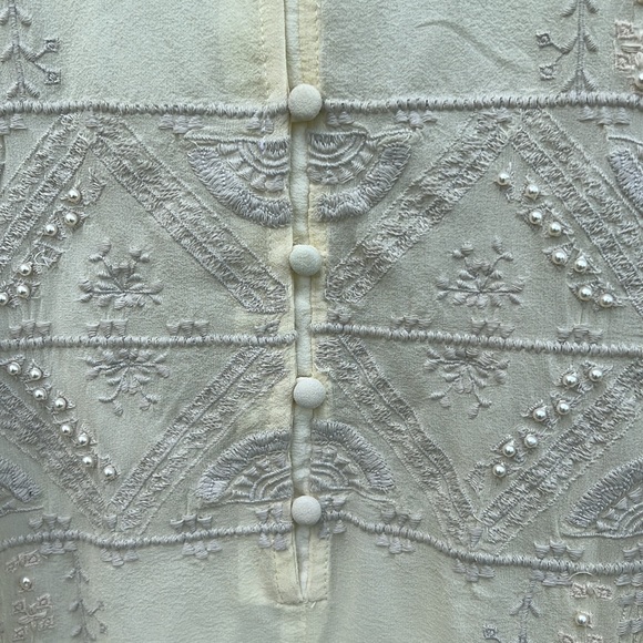 Sundance 100% silk embroidered with pearls dress - Picture 6 of 8